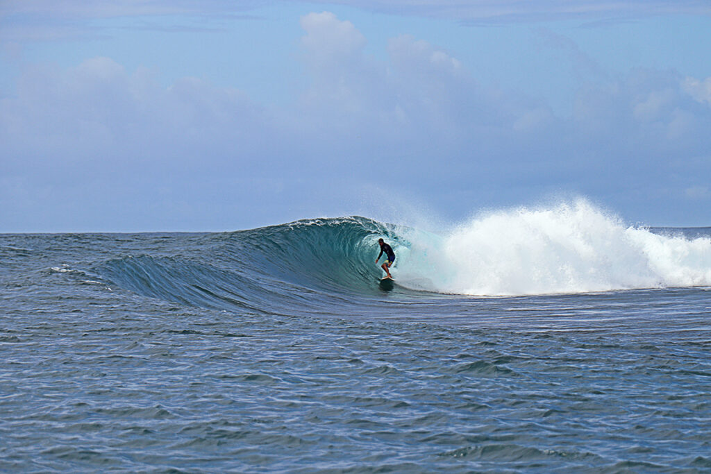 Surfing Serua