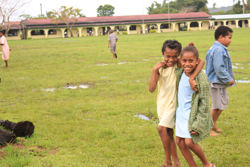 Girls at school in Suva