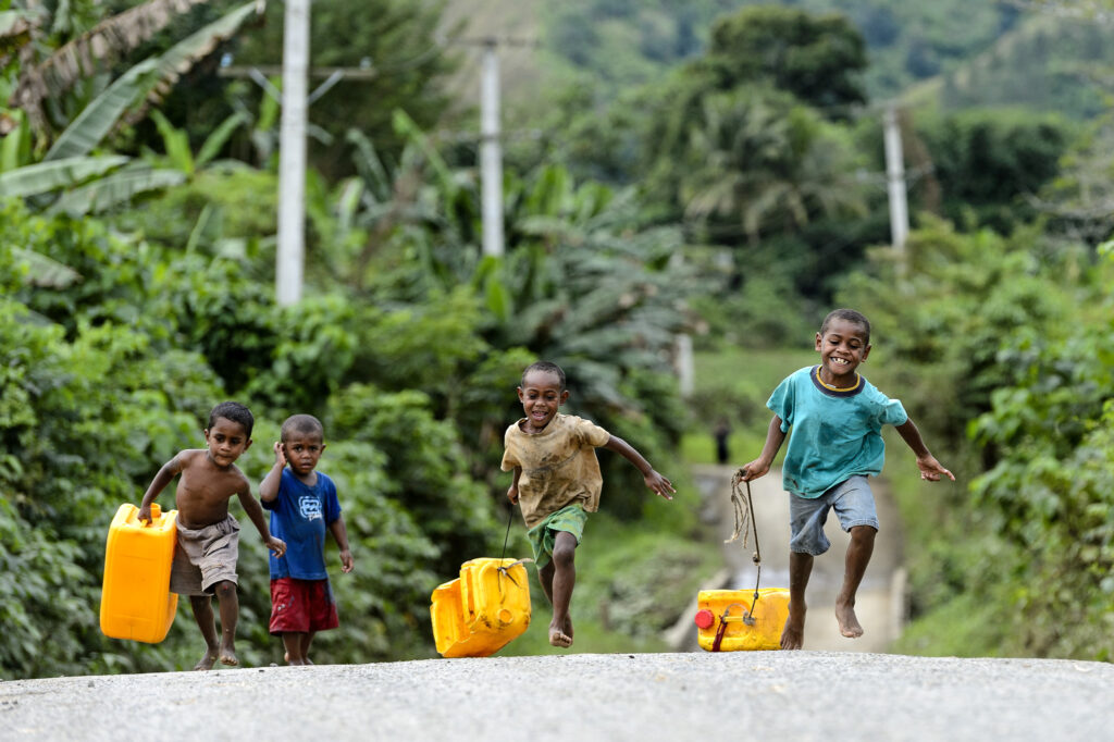 Fijian kids, Suva