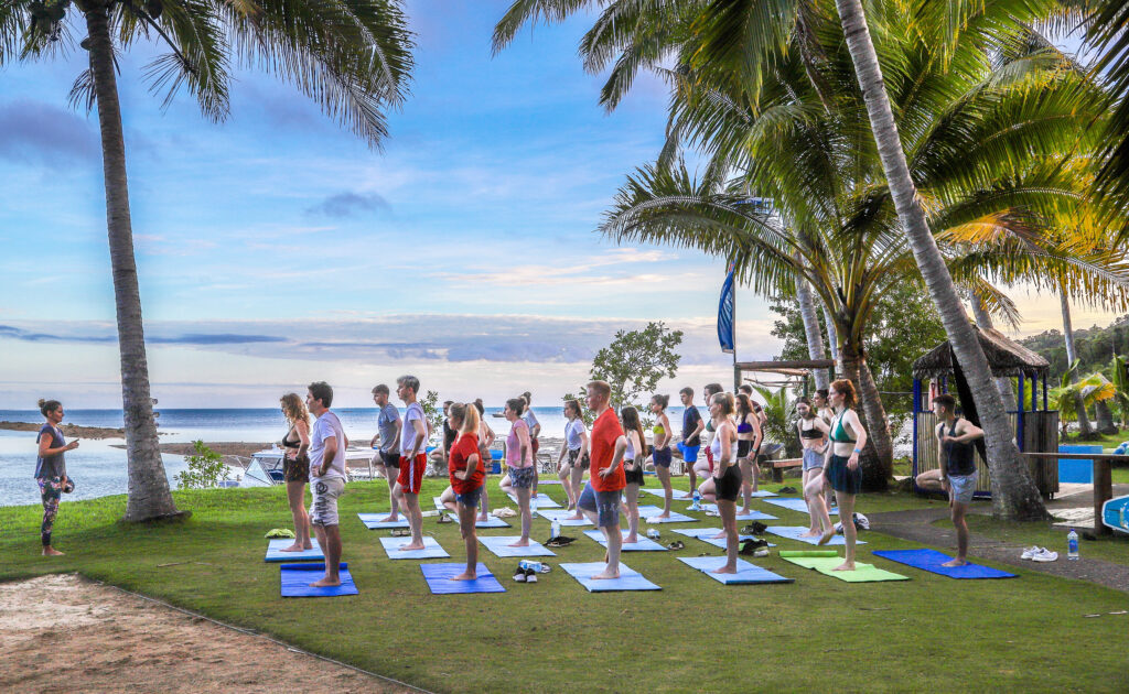 Sunset Yoga at Waidroka