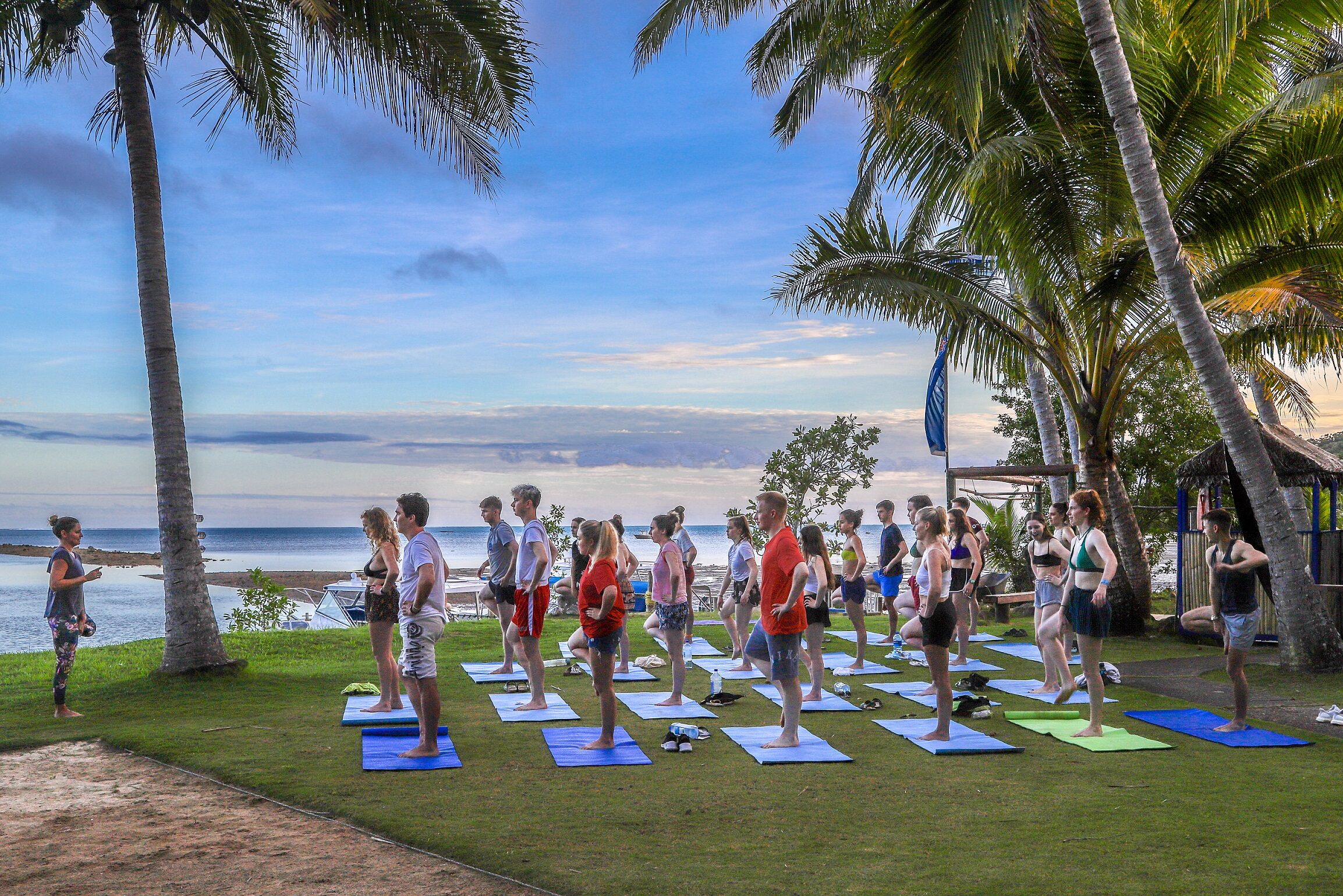 Sunset Yoga at Waidroka