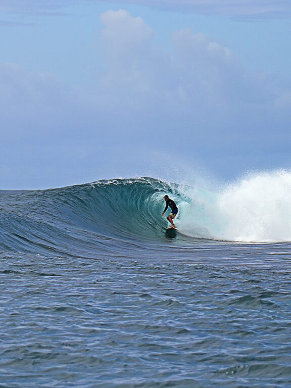 Surfing Serua