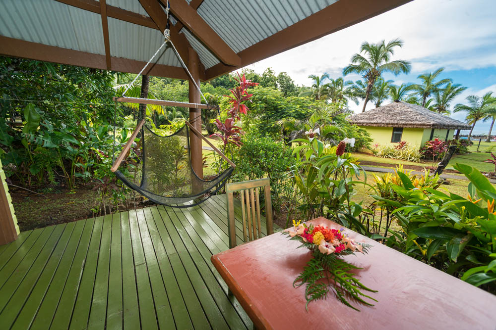 Deluxe bure porch and hammock
