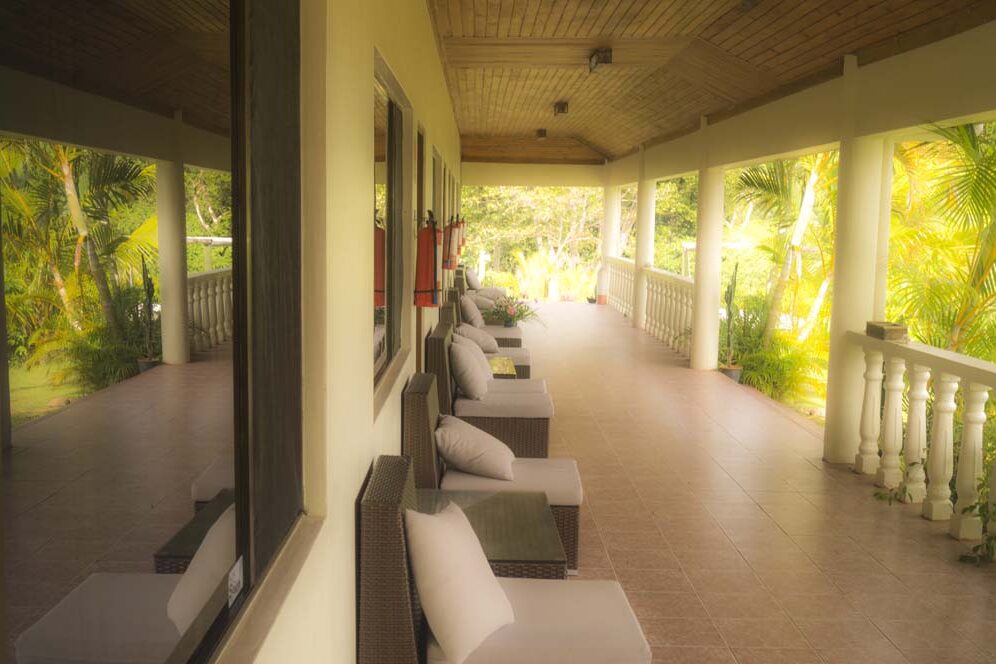 Panoramic ocean view bure deck