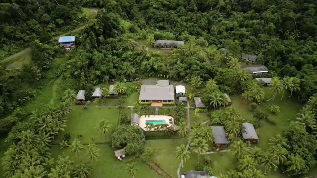 birds eye view of Waidroka Bay Resort