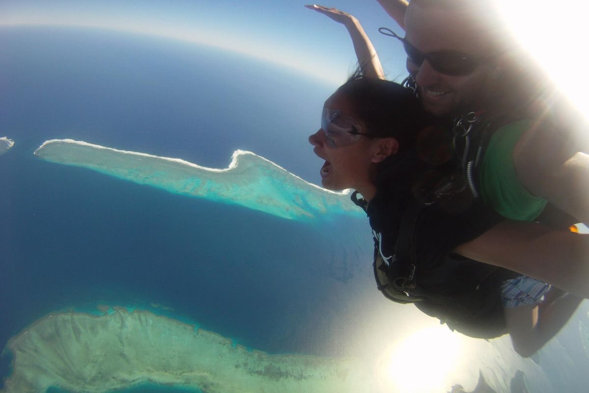 skydiving