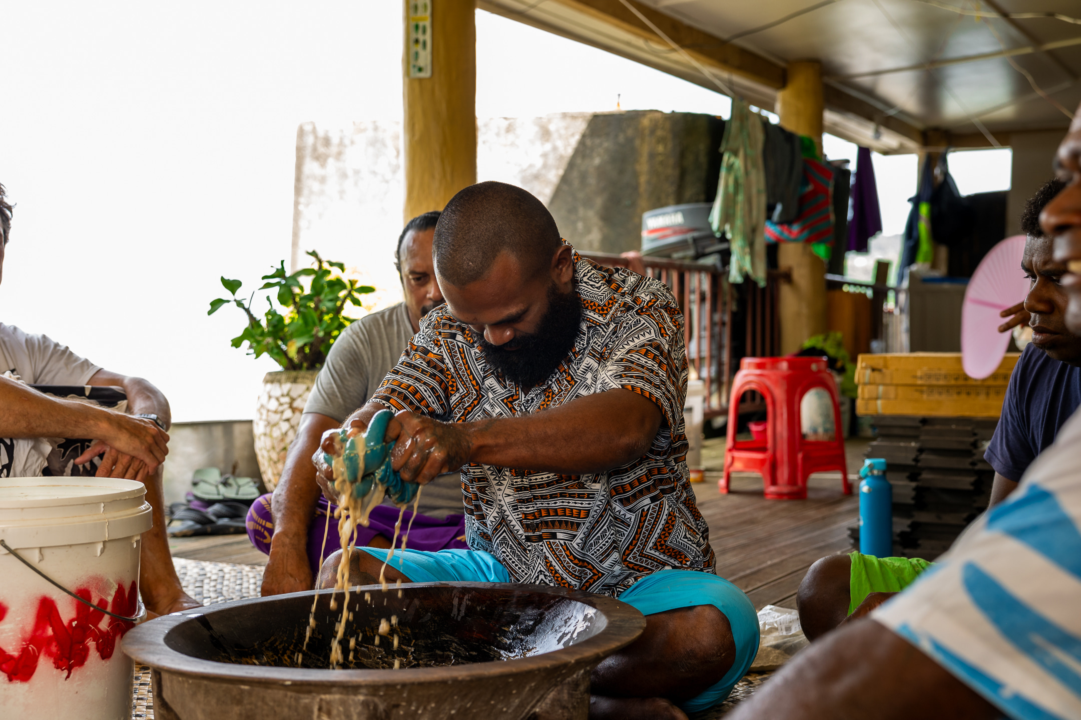 Village kava ceremony